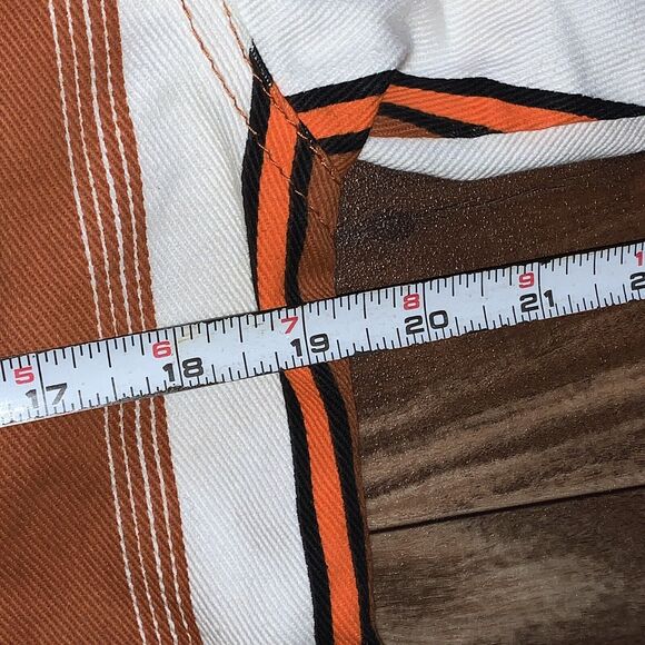 Vintage NWT Texas Longhorns Striped Canvas NCAA Button Jacket NEW Sz Medium RARE - Picture 9 of 12